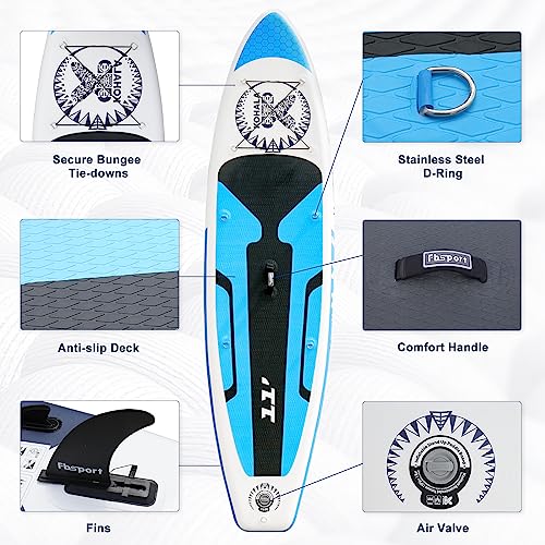 Premium Inflatable Paddle Board with SUP Accessories & Carry Bag