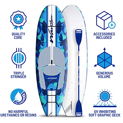 WAVESTORM 9ft6 Hybrid Stand Up Paddleboard - Blue