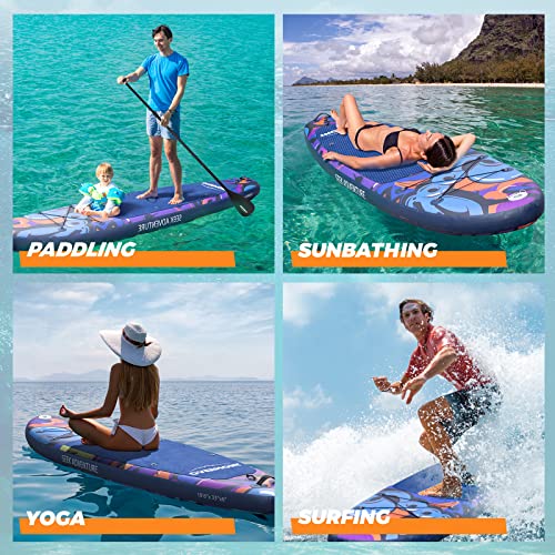 Overmont Inflatable Stand Up Paddleboard with Accessories