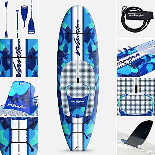 WAVESTORM 9ft6 Hybrid Stand Up Paddleboard - Blue