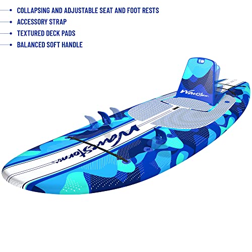 WAVESTORM 9ft6 Hybrid Stand Up Paddleboard - Blue