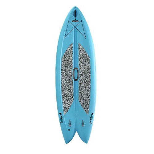 9'8" Glacier Blue Paddleboard with Paddle - XL