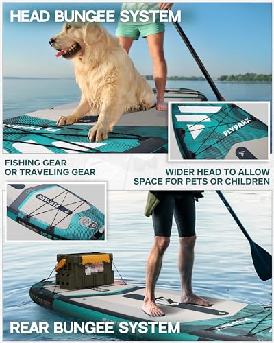 10'8/11'x35'' Flypark Stable Inflatable Paddleboard, Extra Wide