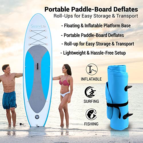 Serene Life Inflatable Stand Up Paddle Board