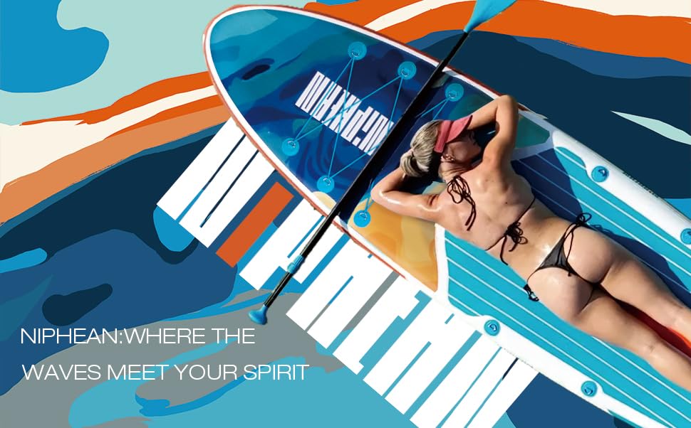10'6'' Niphean Inflatable Stand Up Paddle Board