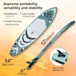 BERRYPRO All-Water Inflatable Paddle Board (Morandi Green)