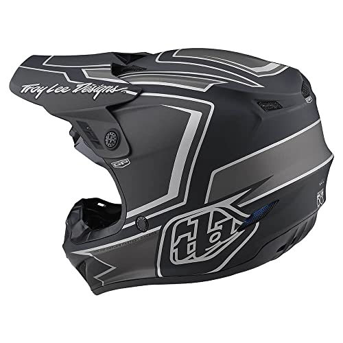 GP Ritn Motocross Helmet - Black/Gray, SM