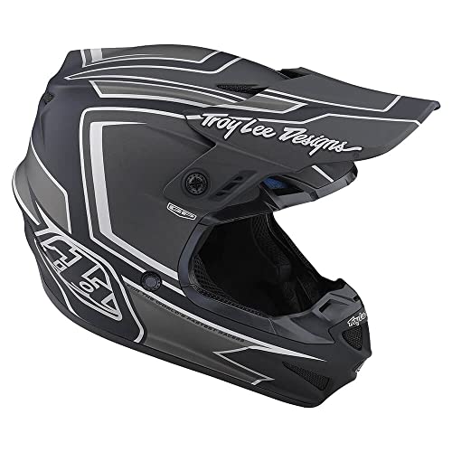 GP Ritn Motocross Helmet - Black/Gray, SM