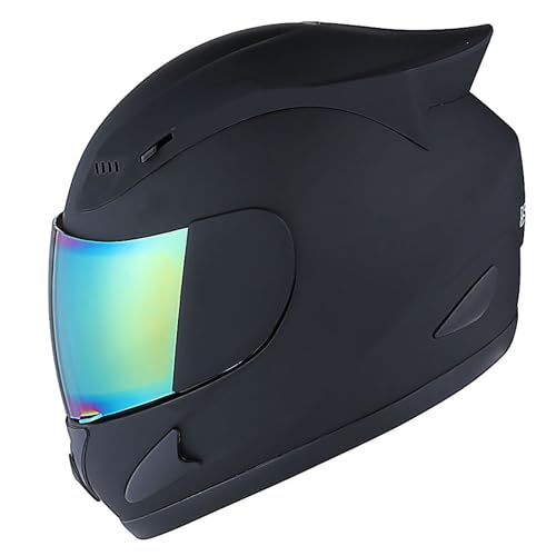 1STORM Full Face Motorcycle Helmet Matte Black XL