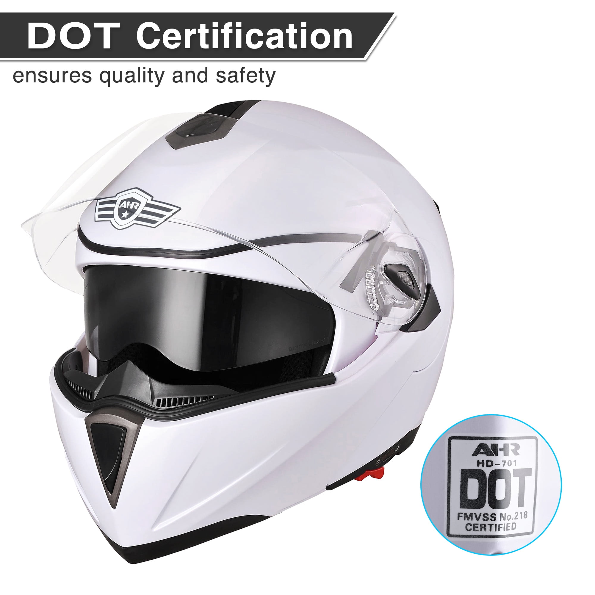 AHR Modular Flip up Full Face Motorcycle Helmet