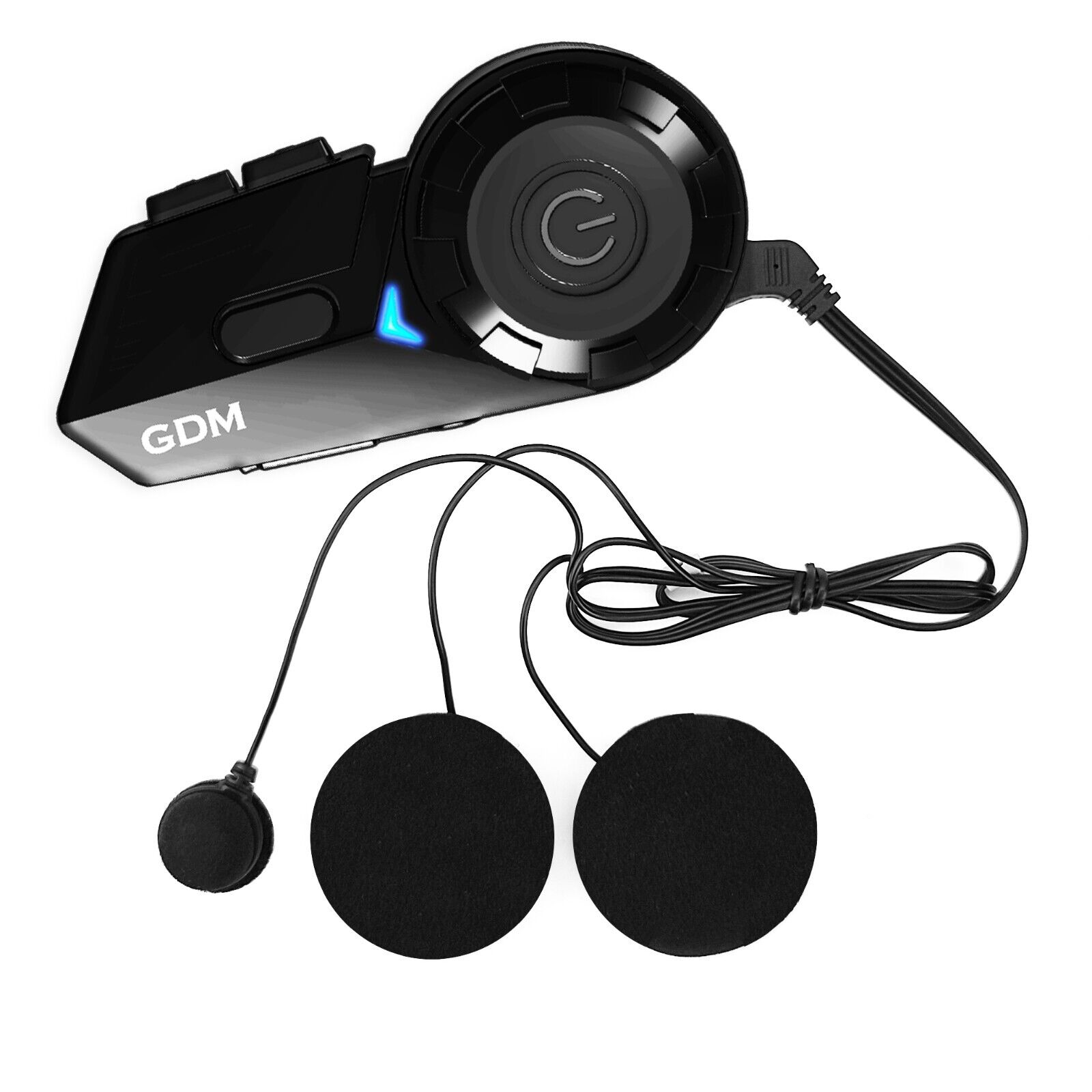 GDM Full Face Motorcycle Helmet + Bluetooth + 3 Shields