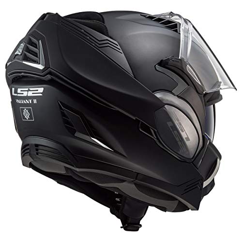 LS2 Valiant II Blackout Modular Helmet - Large