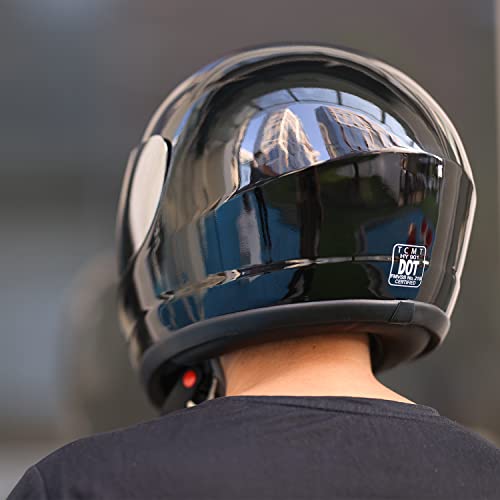 TCT-MOTORPARTS Full Face Helmet with Sun Shield - XL