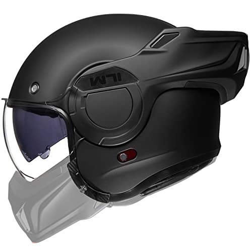ILM Modular Vintage Motorcycle Helmet for Adults