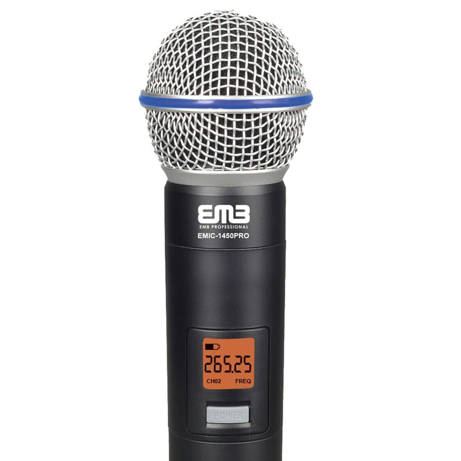 EMB Dual Handheld Wireless Microphone - Church Karaoke