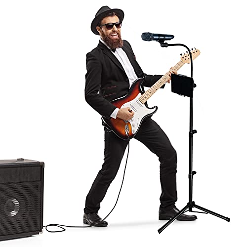 Portable Karaoke Mic Stand with Phone Holder