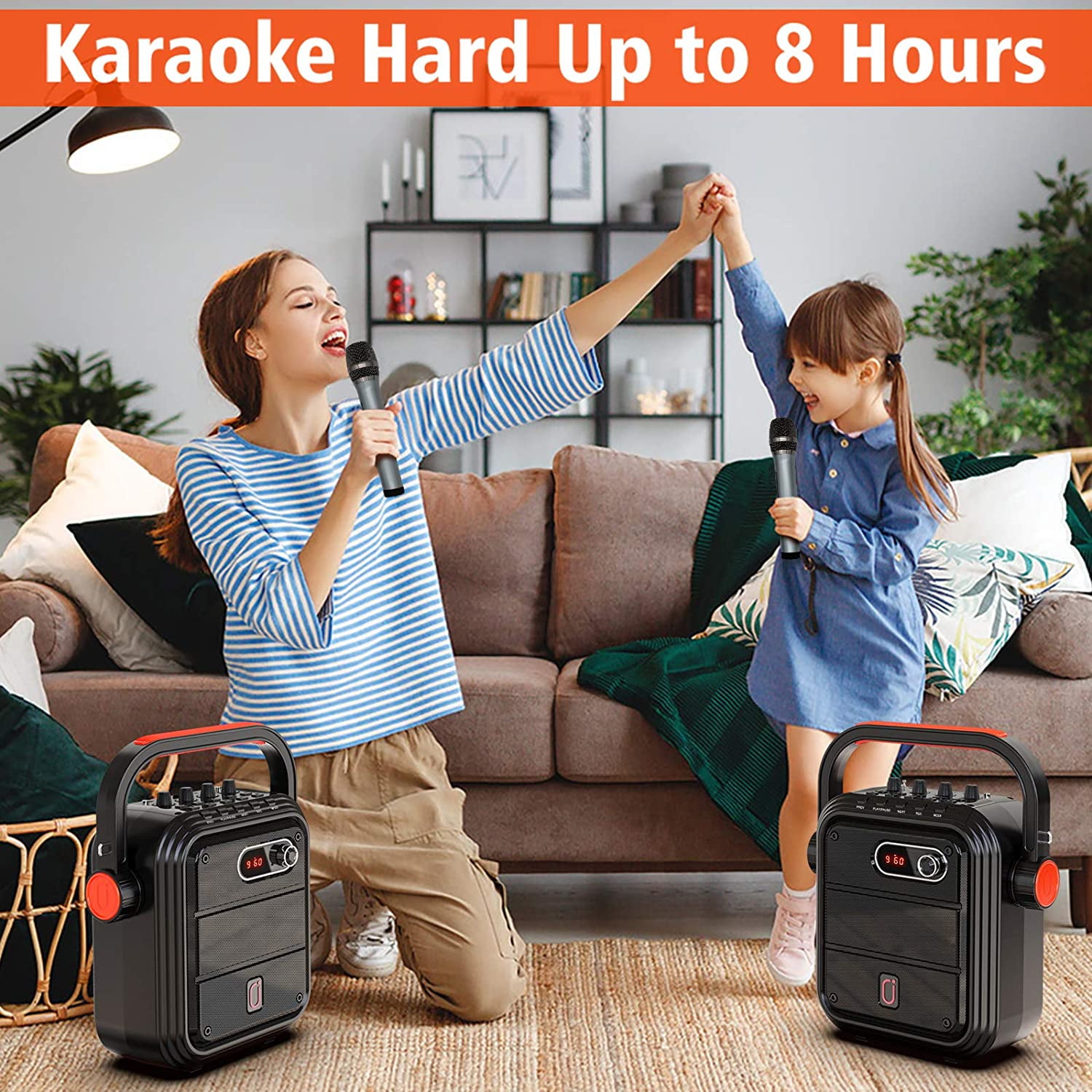 Wireless Karaoke Machine with Bluetooth Speaker – Adult & Kids