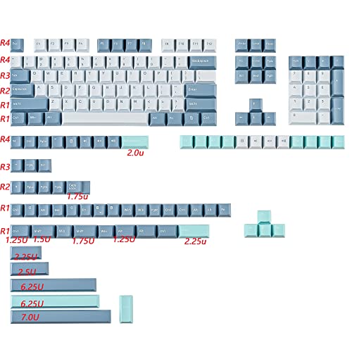 Shoko PBT Keycaps: 168 Key Set for Mechanical Keyboards