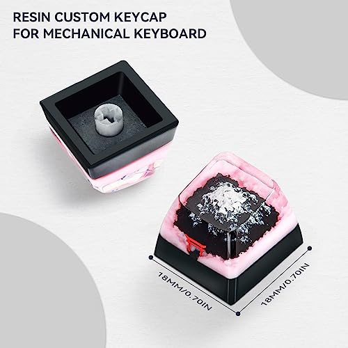 Fuji Mountain Sakura Artisan Keycaps for Mechanical Keyboard