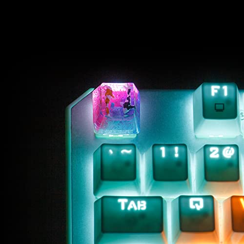 Koi Fish Resin Artisan Keycaps for Cherry MX