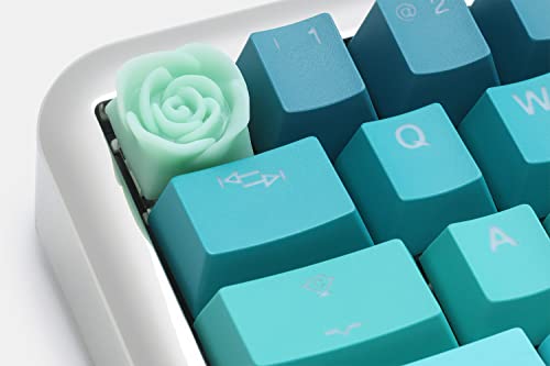 Green Rose Artisan Keycap for MX Mechanical Keyboards