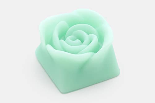 Green Rose Artisan Keycap for MX Mechanical Keyboards