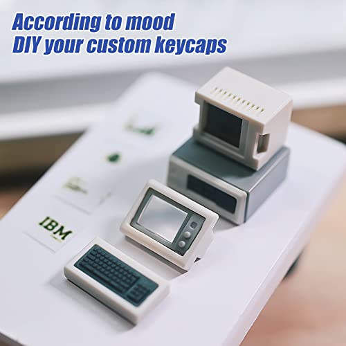 Vintage White Magnetic Light Custom Esc Keycaps