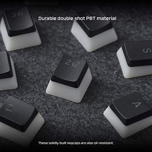 HyperX Pudding Keycaps - Double Shot PBT, Mechanical Keyboards