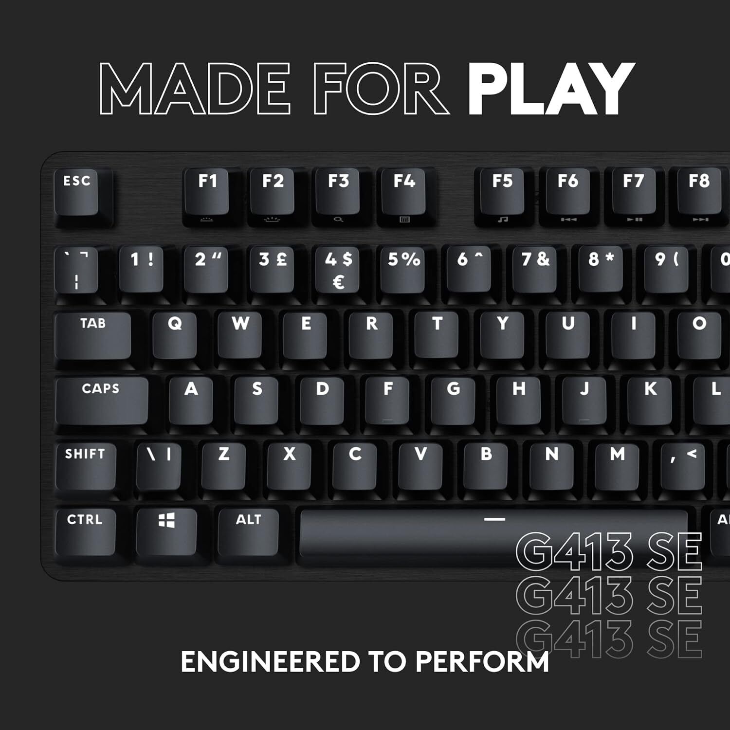 Logitech G413 SE Full-Size Gaming Keyboard - Black
