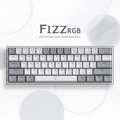 Redragon K617 Fizz 60% RGB Mechanical Gaming Keyboard