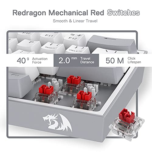 Redragon K617 Fizz 60% RGB Mechanical Gaming Keyboard