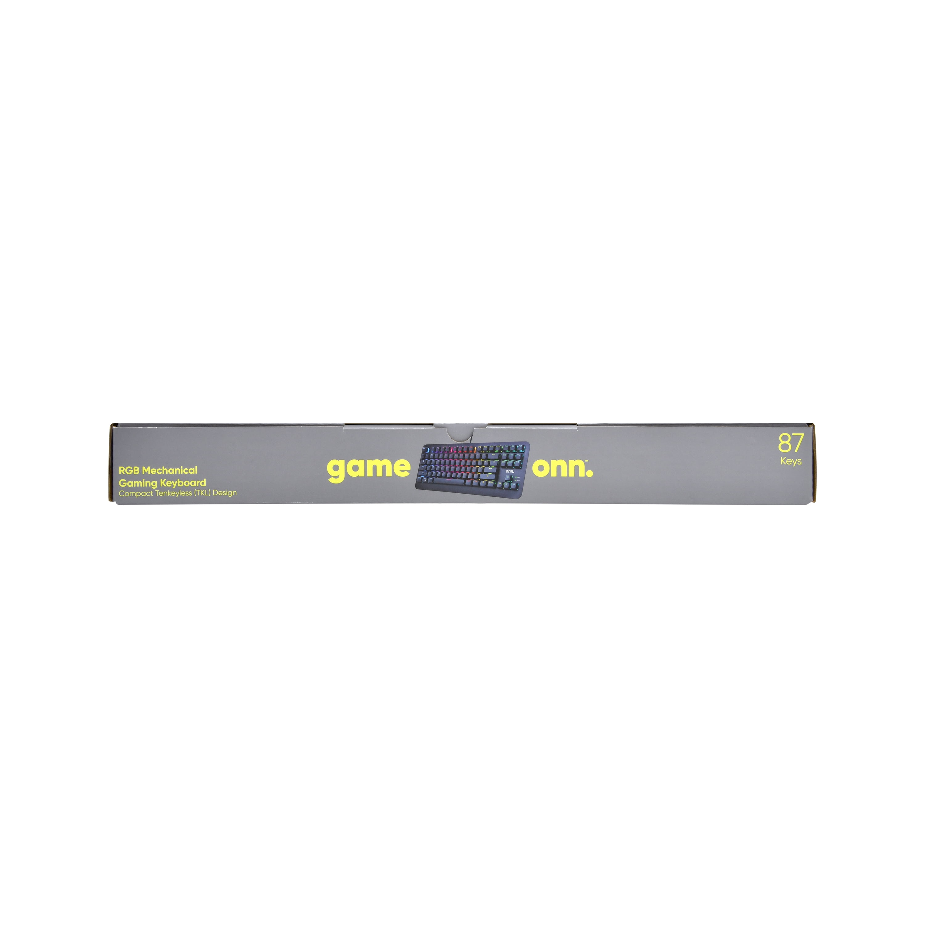 onn. RGB Tenkeyless Mechanical Gaming Keyboard, Blue Switches
