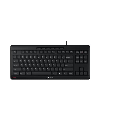 CHERRY Stream TKL USB Keyboard - Super Silent, Office Ideal