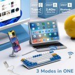 RK61 Plus Wireless Mechanical Keyboard, RGB Gaming 60%