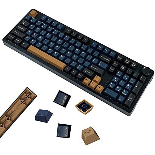 JOLINTAL Blue Samurai Keycaps for Mechanical Keyboards