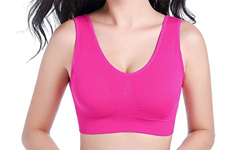 Pack of 3 Comfort Padded Yoga Bras for Women