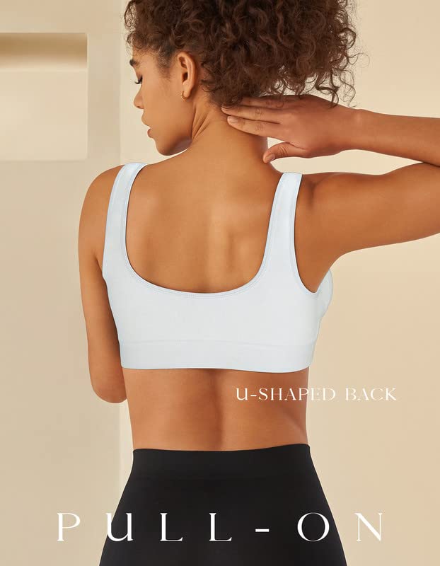 SIMIYA Women's Comfort Yoga Bras, 2 Pack, Size XXXL