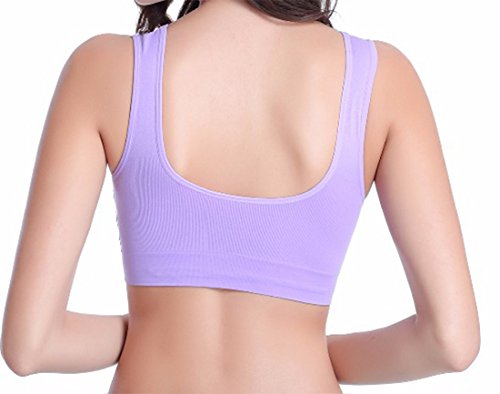 Pack of 3 Comfort Padded Yoga Bras for Women