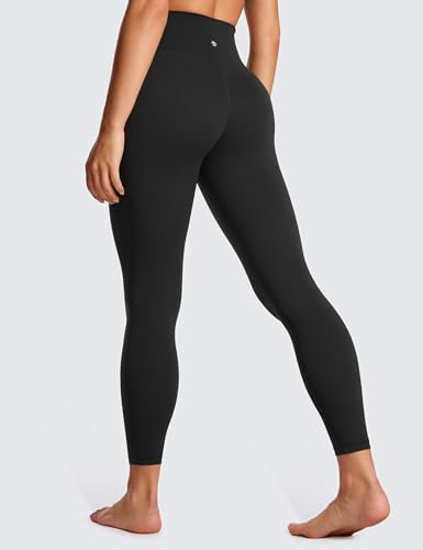 CRZ YOGA Womens High Waisted Cross Waist Leggings