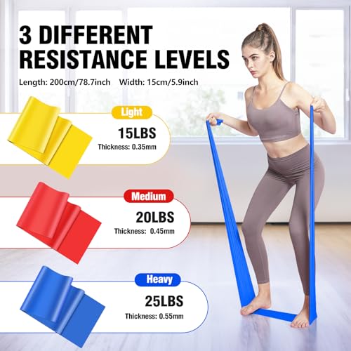 Suright Resistance Bands Set for Yoga and Fitness