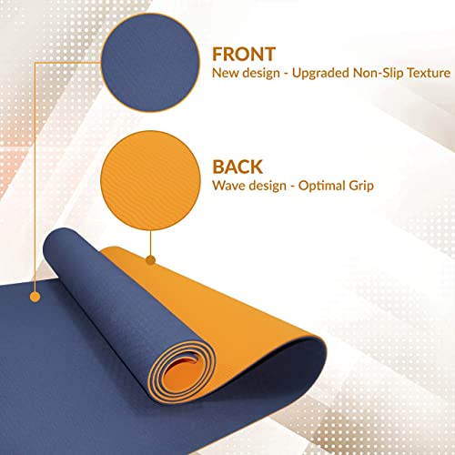 ComFy Non-Slip Yoga Mat with Waterproof Carry Bag
