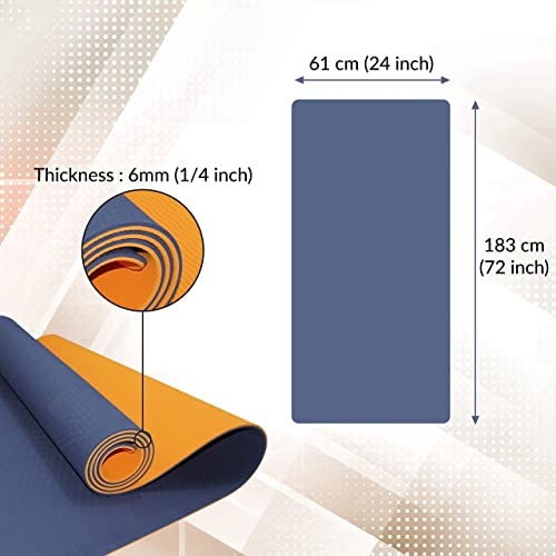 ComFy Non-Slip Yoga Mat with Waterproof Carry Bag