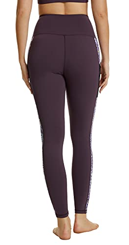 Sugar Pocket Women's Deep Purple Yoga Leggings