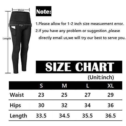 Joweechy High Waist Yoga Leggings with Pocket, Gray