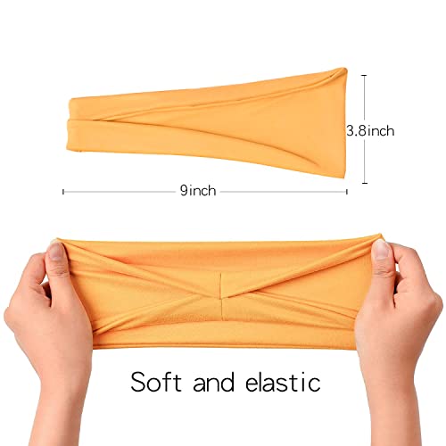 Womens' Non-Slip Yoga Headbands (12 Pack)