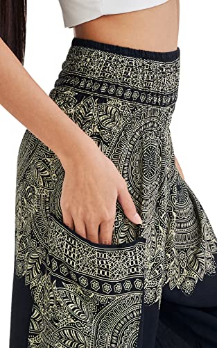 Boho Yoga Harem Pants - Onyx - Small/Medium