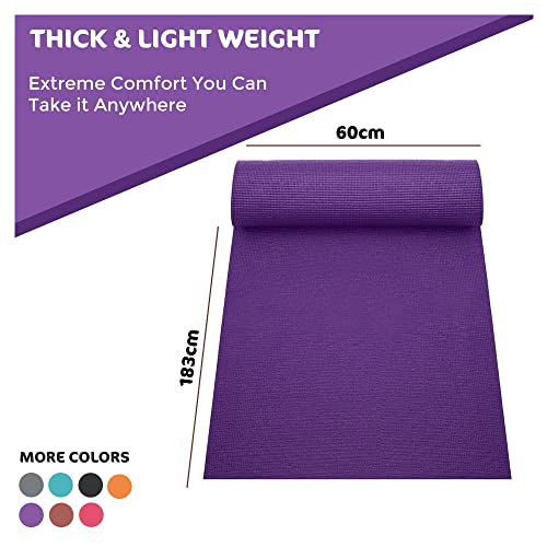 Premium Eco-Friendly Lions Yoga Mat with Carry Strap