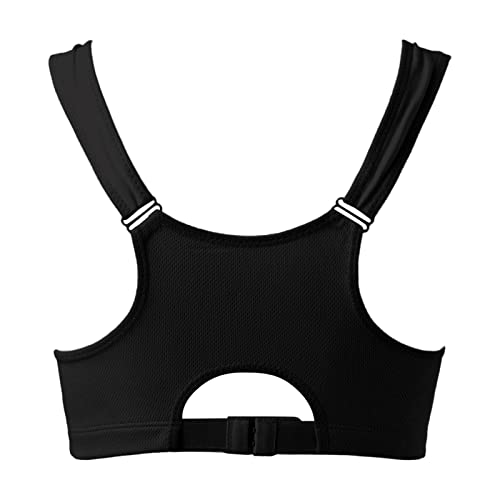 Angxiwan Women's High Impact Zip Front Sports Bra