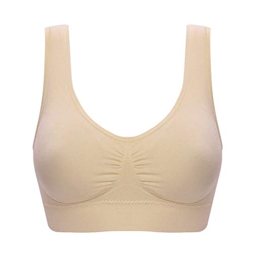 Ultra-Thin Full Cup Yoga Bra for Large Breasts