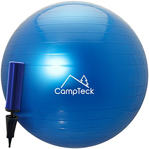 CampTeck U6764 65cm Exercise Ball with Hand Pump